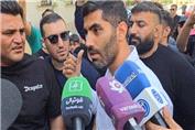 هواداران معترض پرسپولیس صحبت‌های محمد انصاری را قطع کردند!