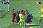 شعار علیه رضا درویش مدیرعامل پرسپولیس در ورزشگاه