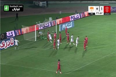 گل اول فولاد به پرسپولیس (محمدرضا سلیمانی)