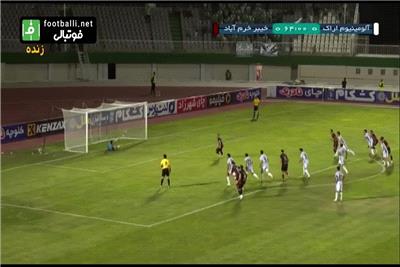 خلاصه بازی آلومینیوم اراک 0-1 خیبر خرم آباد
