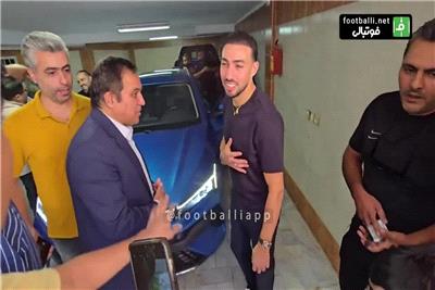 عکس یادگاری هواداران استقلال با مونیر الحدادی