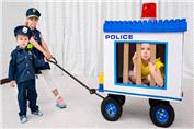 بازی دزد و پلیس کودکانه - ماشین پلیس بزرگ اسباب بازی - وانیا مانیا