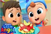 کارتون شاد فرشته کوچولو :: من سیب و موز دوست دارم :: تغذیه سالم کودک