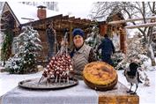 آشپزی روستایی آذربایجان جدید خانم فرناز : غذای زمستانی برای کارگران