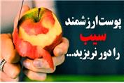 پوست ارزشمند سیب را دور نریزید