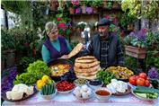 آشپزی روستایی آذربایجان قسمت آخر :: صبحانه خوشمزه در طبیعت