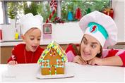 کودک ولاد و نیکی -خانواده ولاد نیکی درحال آماده شدن برای کریسمس و تزئین خانه خود