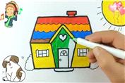 آموزش نقاشی کشیدن خانه به کودکان