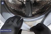 روشی سریع برای نظافت لاستیک درب لباسشویی