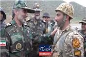 هشدار قاطع فرمانده نیروی زمینی ارتش به دشمن در بازدید از مناطق مرزی ایران